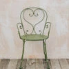 1900 Stacking Armchair In Pesto
