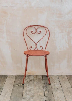 1900 Stacking Chair In Red Ochre