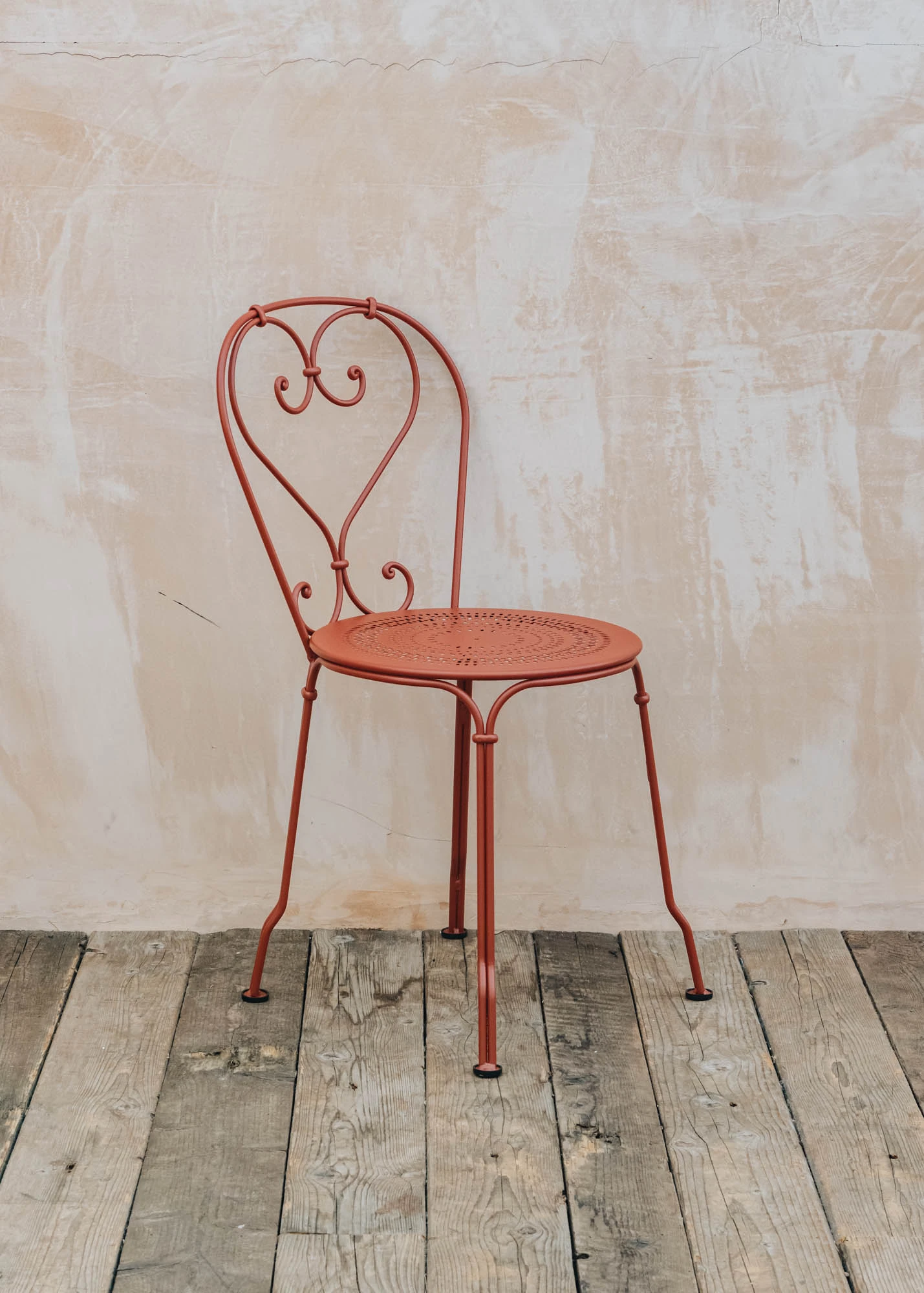 1900 Stacking Chair In Red Ochre 2 1900 Stacking Chair In Red Ochre - Image 2