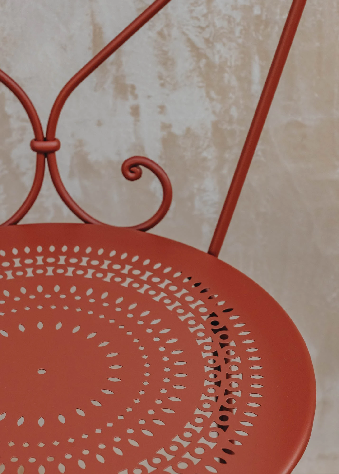 1900 Stacking Chair In Red Ochre 3 1900 Stacking Chair In Red Ochre - Image 3