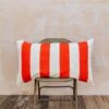 Fifi Cushion In Red And Off White