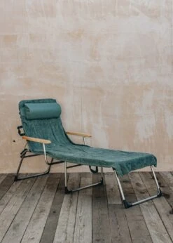 Aluminium Amigo Lounger In Sage Green -Burford Garden Sale Amigo Lounger Sage Green DSC 0824