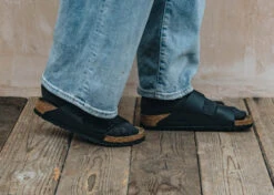 Women's Birkenstock Arizona Narrow Sandals In Black -Burford Garden Sale Arizona Narrow Sandals in Black DSC 8235