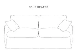 Lily Sofas In Mustard Linen -Burford Garden Sale BGC Lily 4seater noD