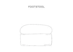 Lily Sofas In Mustard Linen -Burford Garden Sale BGC Lily footstool noD