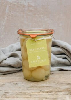 Baby Pears With Calvados In Syrup