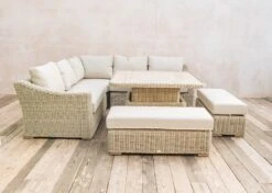 *Pre-Order Only* Barley L-Shape Sofa Square Set 5 *Pre-Order Only* Barley L-Shape Sofa Square Set -Burford Garden Sale Barley L Shape Sofa Square Set DSCF6483