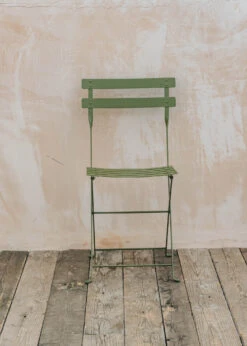 Bistro Folding Chair In Pesto