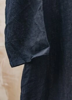 Oversized Long Shirt Dress In Dark Navy 6 Oversized Long Shirt Dress In Dark Navy -Burford Garden Sale Burford Garden Co. Oversized Long Shirt Dress in Dark Navy IMG 1142