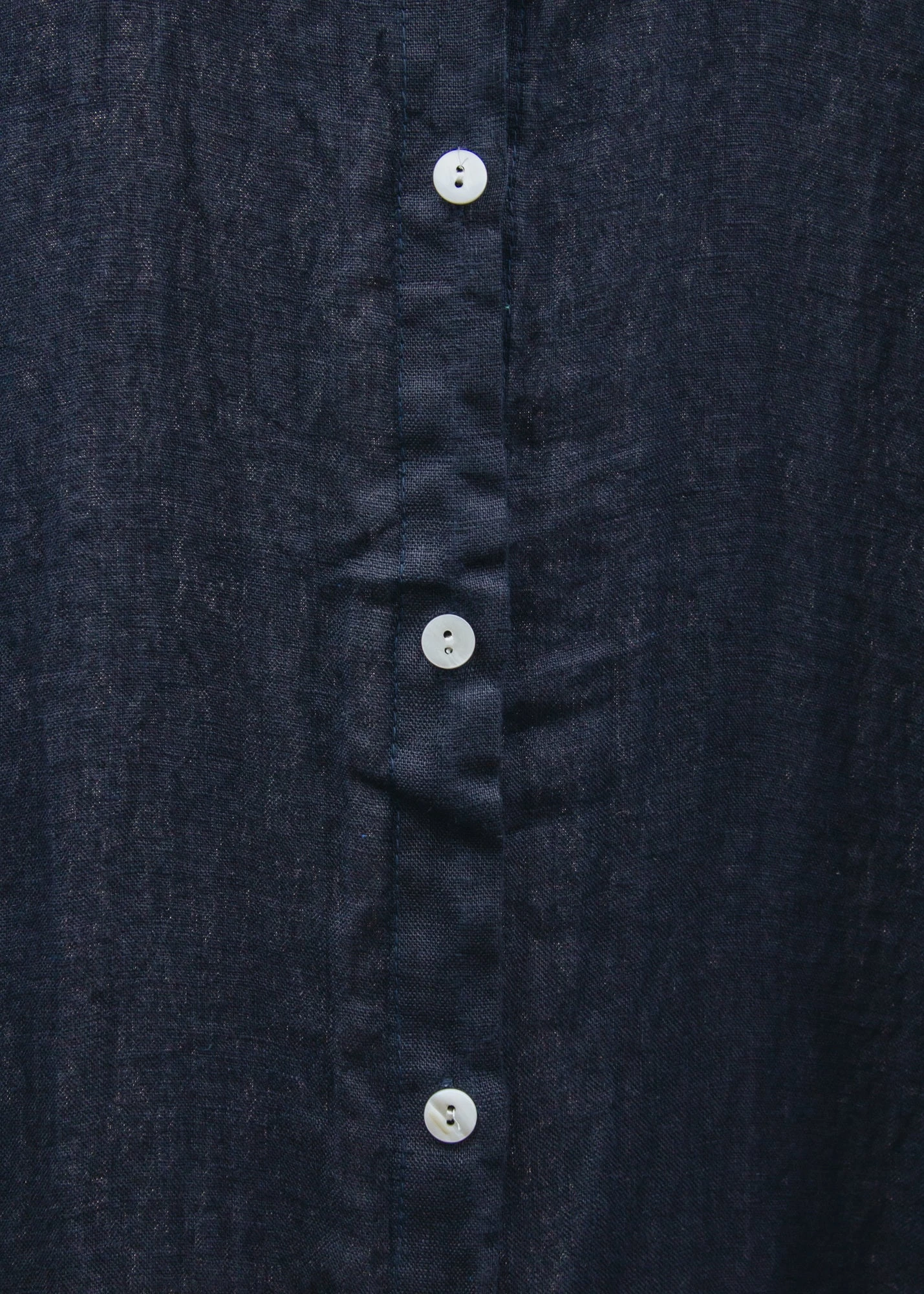 Oversized Long Shirt Dress In Dark Navy 4 Oversized Long Shirt Dress In Dark Navy - Image 4