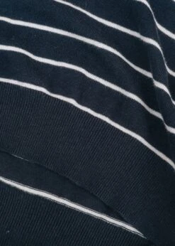 Oversized Striped Shirt In Navy And Pink -Burford Garden Sale Cash Ca Oversized Striped Shirt in Navy and Pink DSCF6851