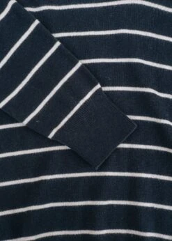 Oversized Striped Shirt In Navy And Pink -Burford Garden Sale Cash Ca Oversized Striped Shirt in Navy and Pink DSCF6855