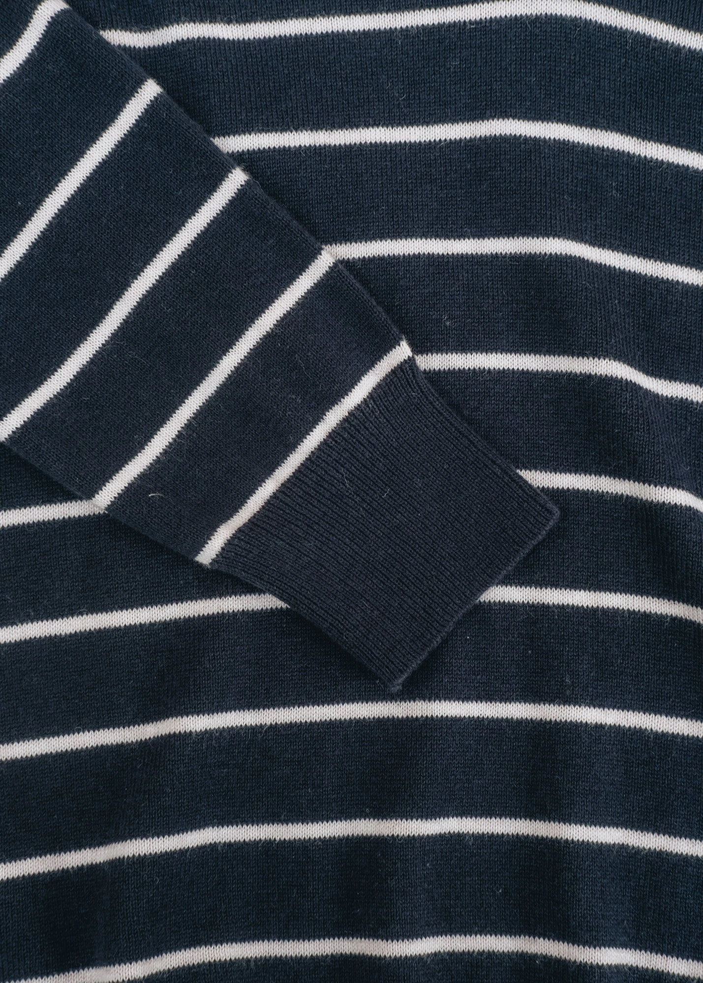 Oversized Striped Shirt In Navy And Pink - Image 4