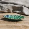 Chestnut Leaf With Dragonfly Bowl