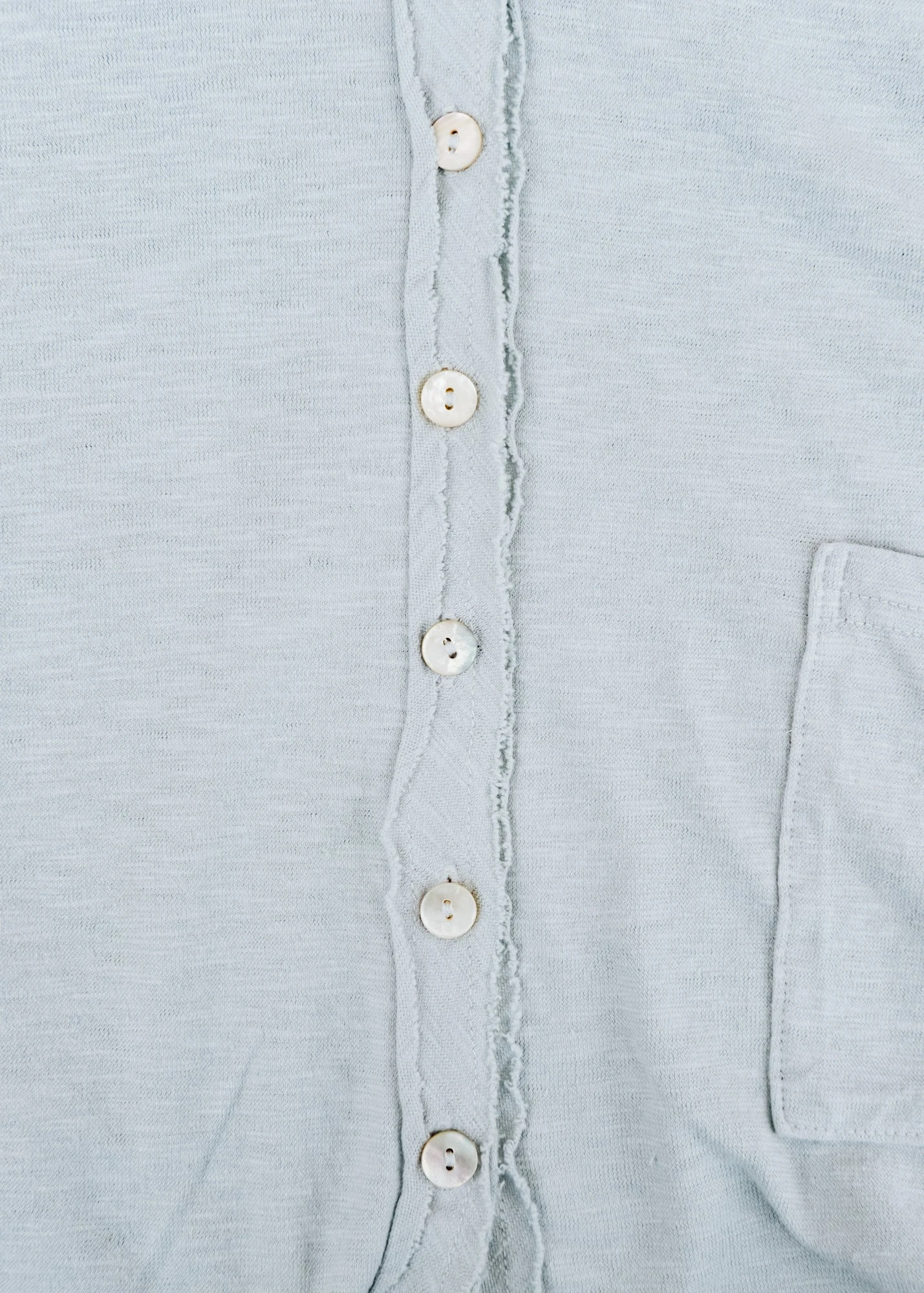 Cropped Pocket Cardigan In Moonlight 3 Cropped Pocket Cardigan In Moonlight - Image 3