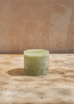 Mini Super Candle 12x10cm In Velvet Green