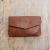 Faith Grain Coin Purse In Chestnut