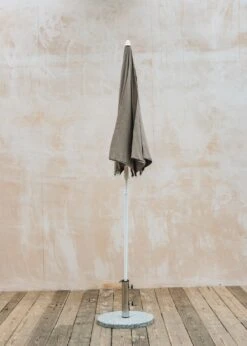 Elios Round Beach/Garden Parasol In Taupe, 200cm -Burford Garden Sale Fiam Spa Elios Round Parasol in Taupe 200cm DSCF4026