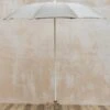 Elios Round Beach/Garden Parasol In Taupe, 200cm