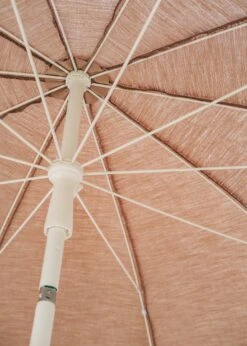 Elios Round Beach/Garden Parasol In Taupe, 280cm 6 Elios Round Beach/Garden Parasol In Taupe, 280cm -Burford Garden Sale Fiam Spa Elios Round Parasol in Taupe 280cm DSCF3985