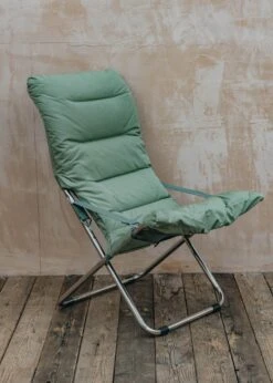 Aluminium Fiesta Armchair In Sage Green