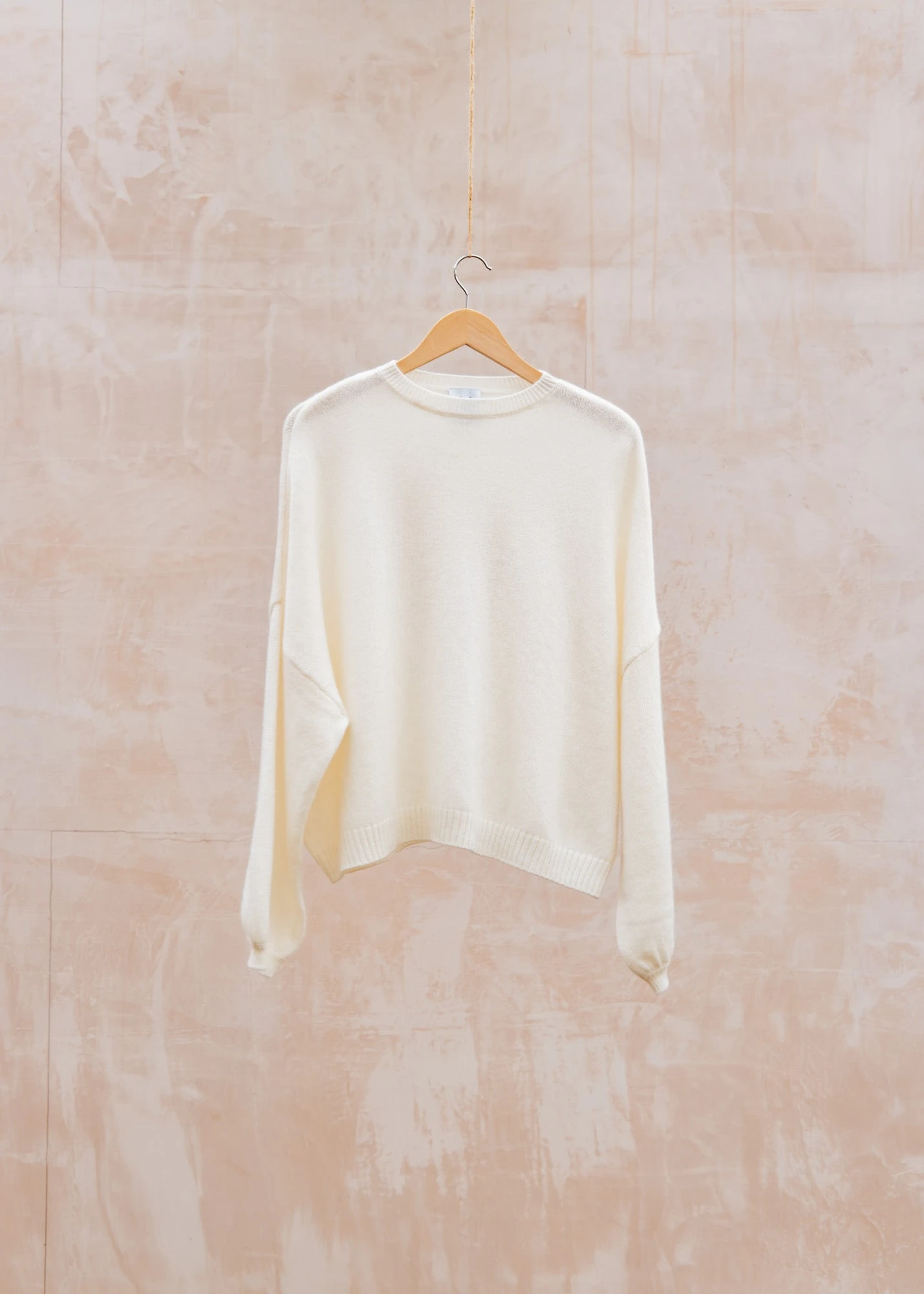 Full Sleeve Kayla Crew Neck Jumper In Angel White 1 Full Sleeve Kayla Crew Neck Jumper In Angel White