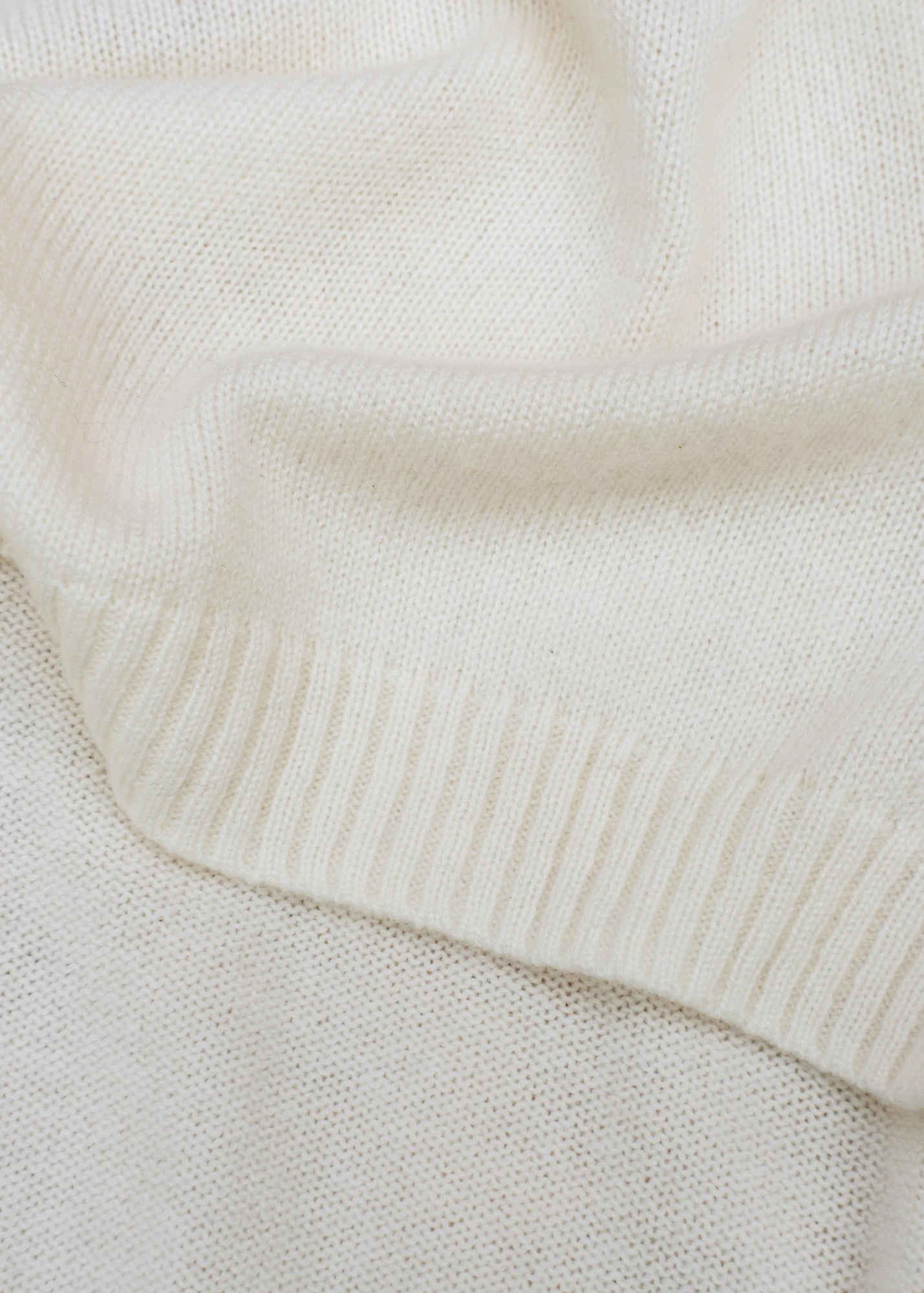 Full Sleeve Kayla Crew Neck Jumper In Angel White 3 Full Sleeve Kayla Crew Neck Jumper In Angel White - Image 3