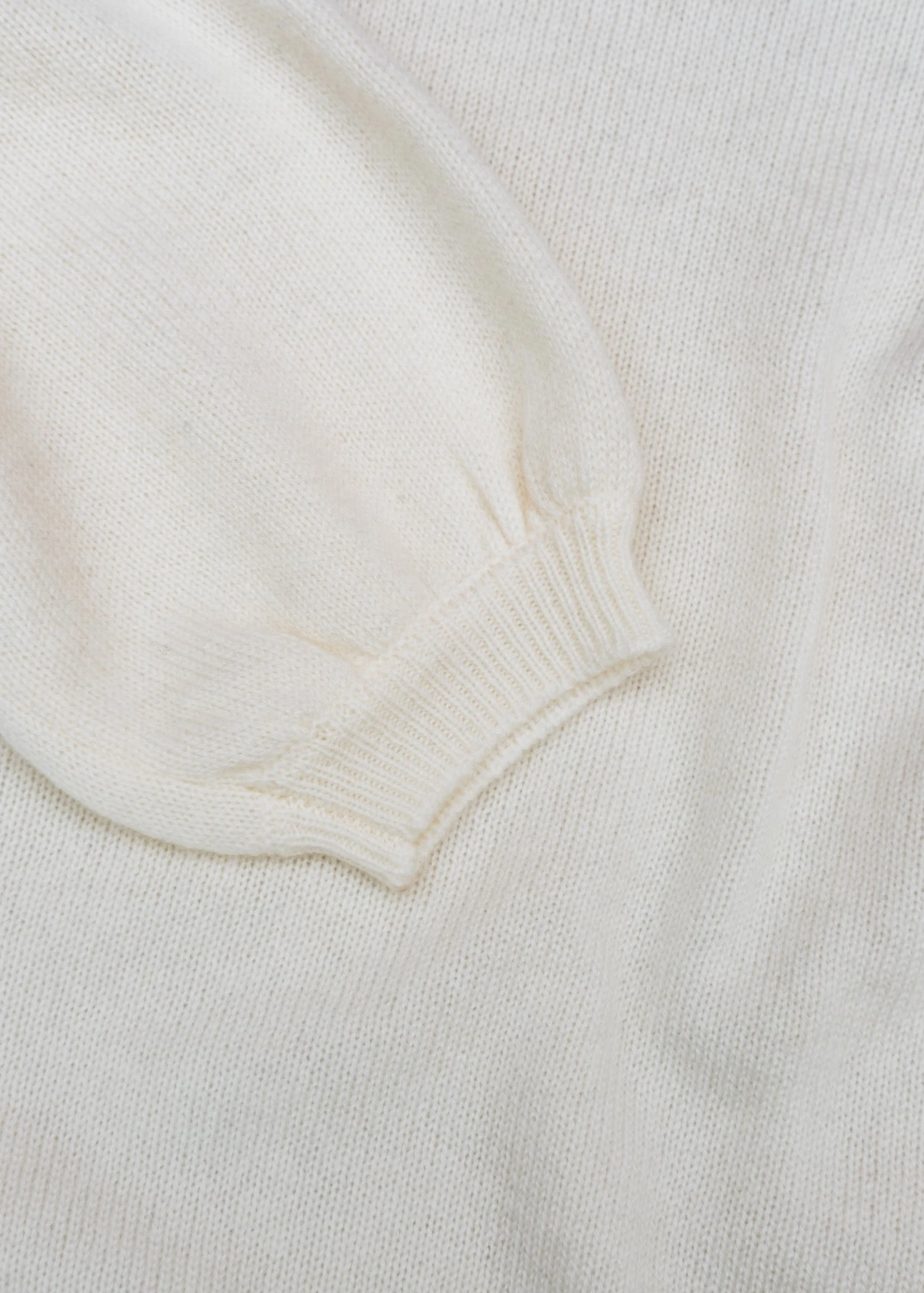 Full Sleeve Kayla Crew Neck Jumper In Angel White 4 Full Sleeve Kayla Crew Neck Jumper In Angel White - Image 4