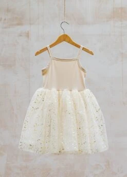 Children's Gold Sparkle Tutu Dress