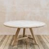 Anton Round Table In Natural Grey
