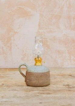 Small Oil Lamp With Handle