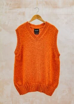 Cosmic Spiele Vest Jumper In Orange Dreams