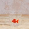 Red Fish Animal Farm Glass Tumbler