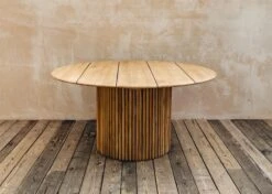 Amato Teak Natural Round Table, D:150cm