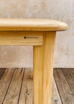 Teak Tofino Dining Table Natural Bootshape -Burford Garden Sale Jati Kebon Dining Table Natural Bootshape IMG 9457