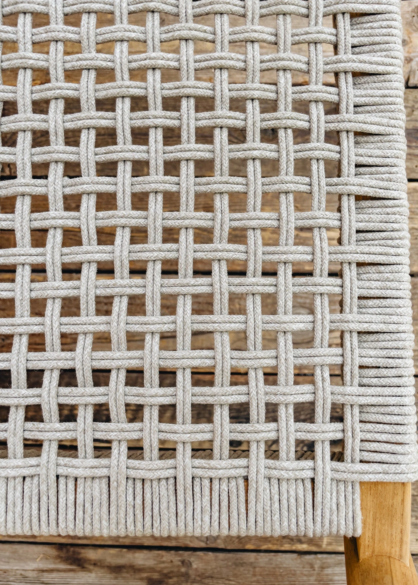 Teak Rope Tofino Chair With Woven Seat - Image 5