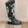 Long Atlanta Boots In Black