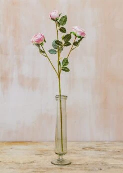 Artificial Rose Spray In Light Purple