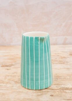 Sgrafitto Creamer In Mint