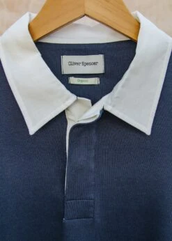 Long Sleeved Heavy Rugby Top In Navy 5 Long Sleeved Heavy Rugby Top In Navy -Burford Garden Sale Oliver Spencer Long Sleeved Heavy Rugby Top in NavyIMG 0446