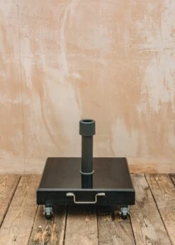 Rome Black Parasol Base, 40kg