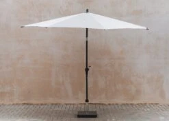 Riva Round Parasol In Taupe (3m)
