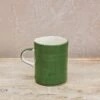 Plain Wash Demi Mug In Moss Green