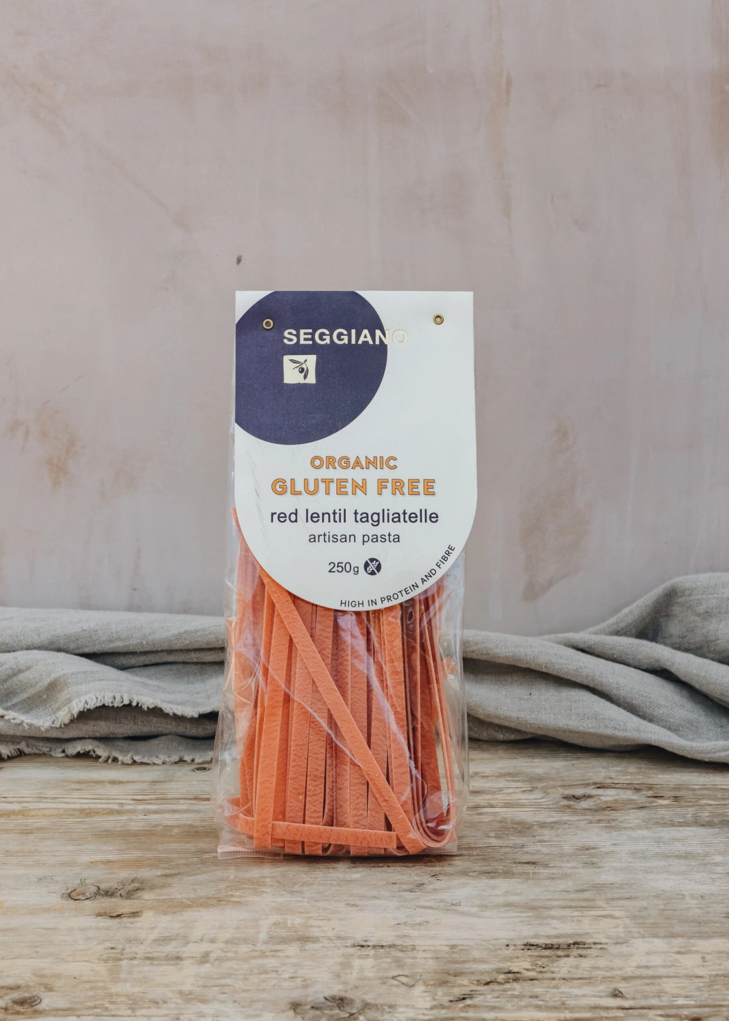 Red Lentil Gluten Free Tagliatelle, 250g 1 Red Lentil Gluten Free Tagliatelle, 250g