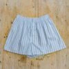 Sunspel Classic Boxer Shorts In Blue Bar Stripe