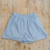 Sunspel Classic Boxer Shorts In Blue Mix Stripe