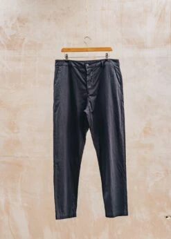 Military Chinos In Seersucker Navy