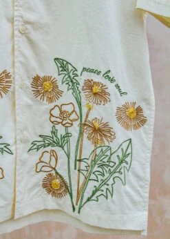 Minari Shirt In Ecru -Burford Garden Sale Universal Works Minari Shirt in Ecru IMG 0156