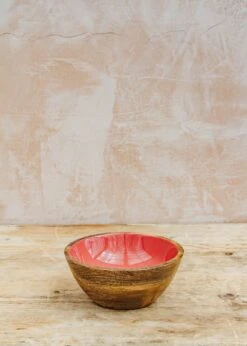Mango Bowl In Burnt Brick, 17x7cm