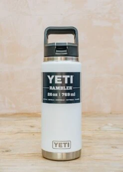 Yeti Rambler Straw Bottle 26oz In White